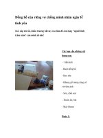 Đồng hồ của riêng vợ chồng mình nhân ngày lễ tình yêu ppt