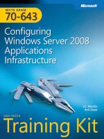 Microsoft Press mcts training kit 70 - 643 applications platform configuring phần 1 pptx