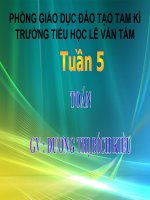 Giáo án điện tử tiểu học: Toán hình học doc