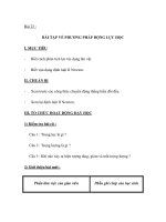 Bài 23 : BÀI TẬP VỀ PHƯƠNG PHÁP ĐỘNG LỰC HỌC ppsx