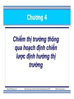 Chiếm thị trường thông qua hoạch định chiến lược pptx