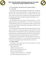 Giáo trình hình thành hệ thống ứng dụng vị trí tuyến đường chức năng và nhiệm vụ của nó p1 ppsx