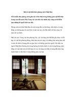 Bài trí nội thất theo phong cách Nhật Bản pptx