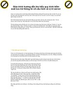 Giáo trình hướng dẫn tìm hiểu quy trình kiểm soát lưu trữ thông tin về cấu hình và vị trí server phần 1 pptx