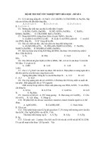 BỘ ĐỀ THI THỬ TỐT NGHIỆP THPT HÓA HỌC - ĐỀ SỐ 4 pps