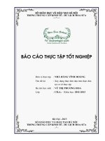 Xây dựng thực đơn Nhà hàng Vĩnh Hoàng