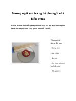 Gương ngôi sao trang trí cho ngôi nhà kiểu retro docx