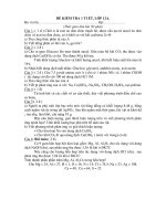 ĐỀ KIỂM TRA 1 TIẾT LỚP 12A docx