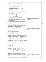 GIÁO ÁN HÌNH HỌC CƠ BẢN LỚP 10 - PHẦN 5 ppsx