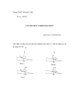 CÂU HỎI TRẮC NGHIỆM - VẬT LÝ - Trường THPT Trần Quốc Tuấn ppt