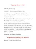 Danh nhân Việt Nam: Phạm Ngọc Thảo pptx