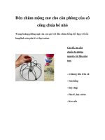 Đèn chùm mộng mơ cho căn phòng của cô công chúa bé nhỏ pdf