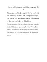 Những ảnh hưởng của hoạt động hàng ngày đến da doc