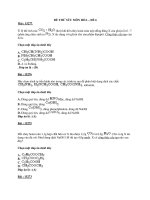 ĐỀ THỬ SỨC MÔN HÓA – ĐỀ 6 pptx