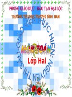 Giáo án điện tử tiểu học: Bảng nhân 5 ppsx