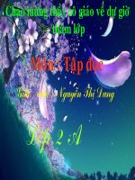 Giáo án điện tử tiểu học: Tập đọc lớp 2 pdf