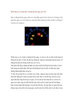 Hiểu đúng về tín hiệu đèn và đồng hồ báo nguy trên ôtô pptx