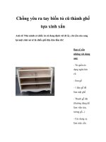 Chồng yêu ra tay biến tủ cũ thành ghế tựa xinh xắn pptx