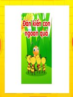 Kể chuyện theo tranh: Đàn kiến con ngoan quá pot