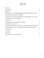 Đánh giá chế định hôn nhân gia đình trong luật la mã thời cộng hòa hậu kỳ trở đi