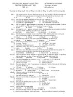 ĐỀ THI KHẢO SÁT KHỐI 12 - MĐ: 001 pot