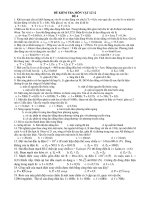 ĐỀ KIỂM TRA MÔN VẬT LÍ 12 ĐỀ 4 pptx