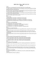 KIỂM TRA 15 Phút MÔN VẬT LÍ 12 ĐỀ 102 docx