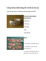 Cùng tút lại chiếc băng đô vải đã cũ cho mẹ ppt
