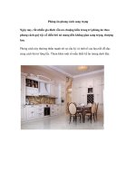 Phòng ăn phong cách sang trọng potx