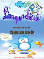 Giáo trình điện tử mầm non: Làm quen chữ cái pot