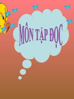 Giáo án điện tử tiểu học: Tập đọc trên chiếc bè doc