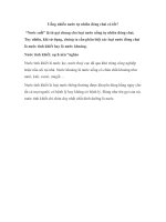 Uống nhiều nước tự nhiên đóng chai có tốt? pdf