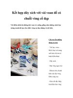 Kết hợp dây xích với vải voan để có chuỗi vòng cổ đẹp doc