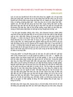 GIÁ TRỊ THỰC TIỄN CỦA MỘT SỐ LÝ THUYẾT KINH TẾ PHƯƠNG TÂY HIỆN ĐẠI ppt