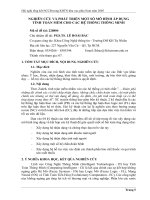 Tóm tắt báo cáo nghiên cứu khoa học 