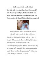 Sinh con mới biết mình có thai potx