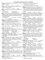 ĐỀ THI TUYỂN SINH ĐẠI HỌC VÀ CAO ĐẲNG potx