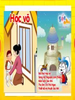 Giáo trình điện tử mầm non: bé học võ ppt