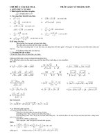 Chuyên đề Căn bậc 2 Mới  Hay