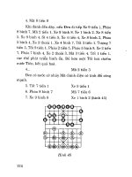 Cờ tướng – Những phương pháp khai cục mới nhất part 5 pptx