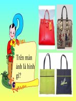 Giáo án điện tử tiểu học: Vẽ túi xách pps