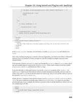 Beginning JavaScript Third Edition phần 9 potx
