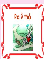 Giáo án điện tử tiểu học: Rùa và thỏ pot