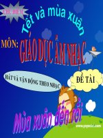 Giáo trình điện tử mầm non: Tết và mùa xuân potx