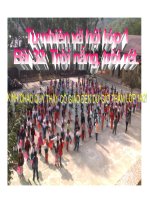 Giáo án điện tử tiểu học: Trời nắng trời rét potx