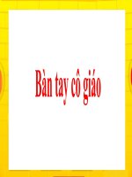 Kể chuyện theo tranh: Bàn tay cô giáo potx