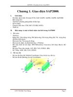 Hướng dẫn tự học sap2000 ppsx