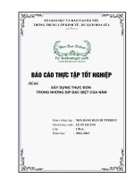 Xây dựng thực đơn trong những dịp đặc biệt của năm tại Nhà hàng Blue Buttterfly