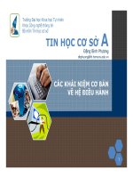 SLIDE - TIN HỌC CƠ SỞ - CÁC KHÁI NIỆM CƠ BẢN VỀ HỆ ĐIỀU HÀNH pot