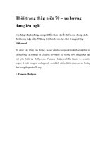 Thời trang thập niên 70 – xu hướng đang lên ngôi pps